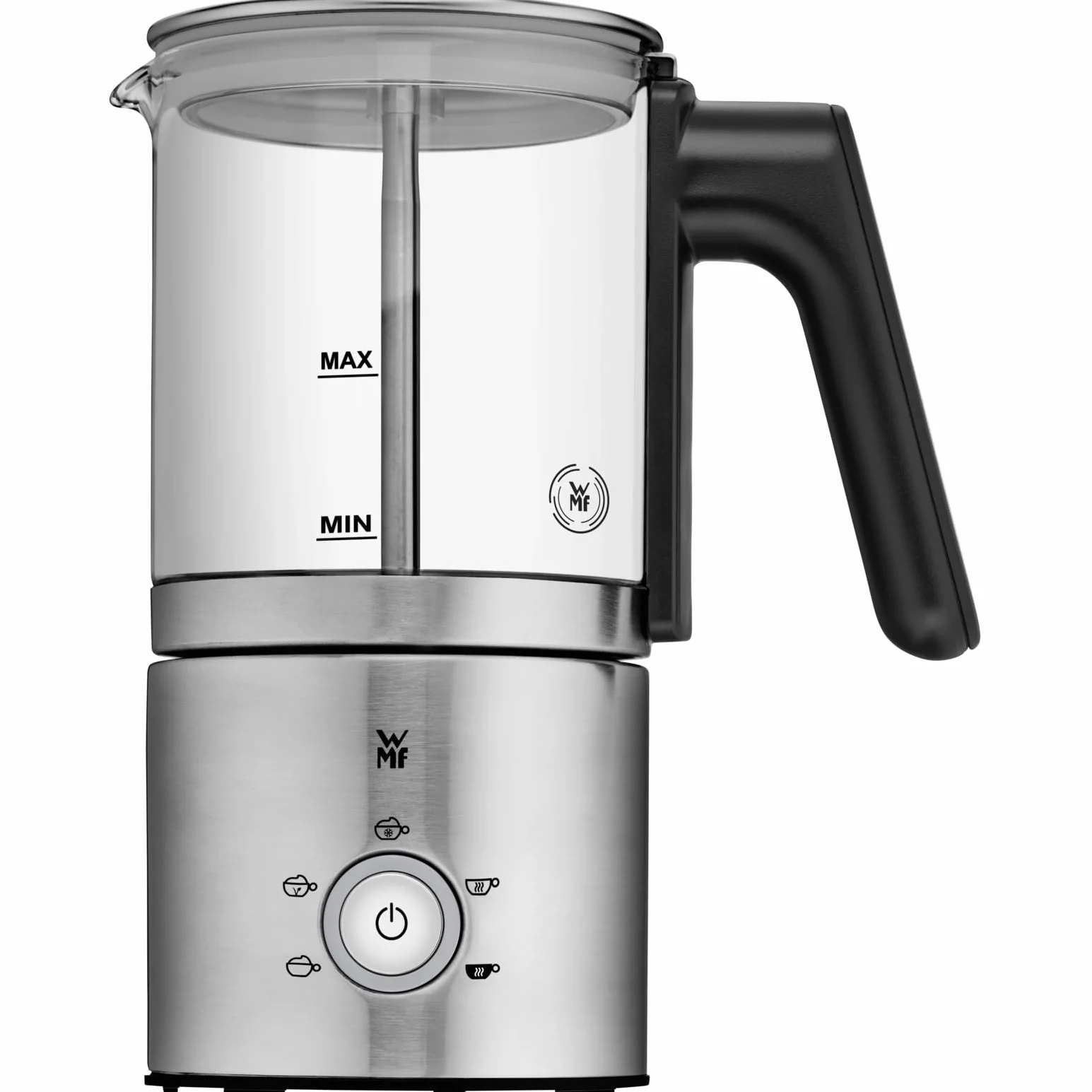 WMF Lono spieniacz do mleka elektryczny 150-250 ml 650 W ekran dotykowy podgrzewacz do mleka
